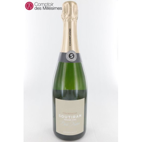 Champagne Soutiran Grand Cru Brut Nature bouteille