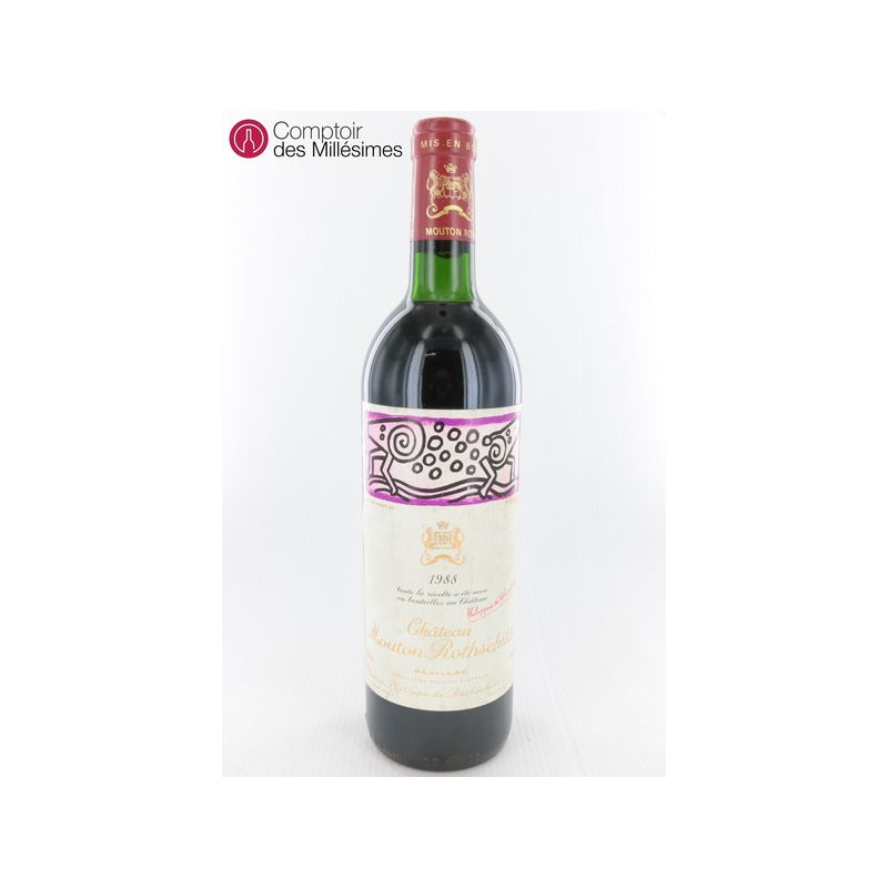 Château Mouton Rothschild 1988 - Achat vin au meilleur prix Château Mouton Rothschild 1988 - Achat vin au meilleur prix