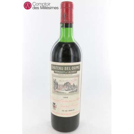 Chateau Bel Orme Tronquoy de Lalande 1966