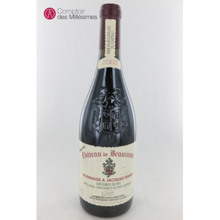 Hommage à Jacques Perrin 2003 - Château de Beaucastel