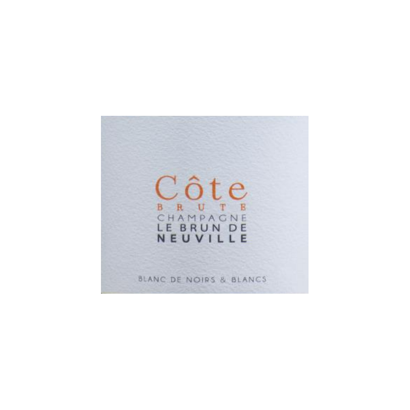 Côte Brute Noirs et Blancs - Champagne Le Brun de Neuville