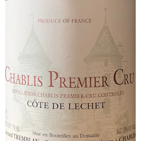 Chablis 1er Cru Côte de Léchet - Gérard Tremblay