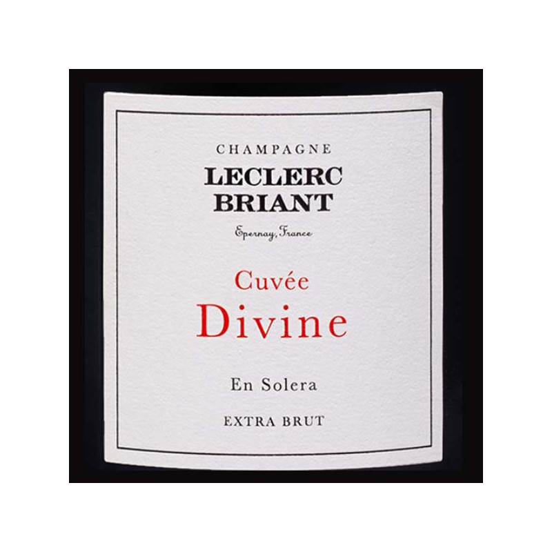 Cuvée Divine Extra-Brut en Solera - Champagne Leclerc Briant Cuvée Divine Extra-Brut en Solera - Champagne Leclerc Briant