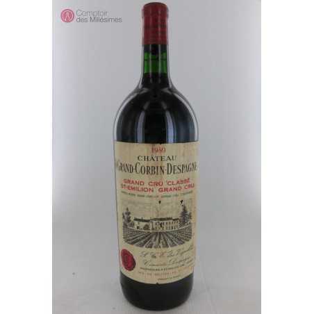 Château Grand Corbin Despagne 1989 en Magnum