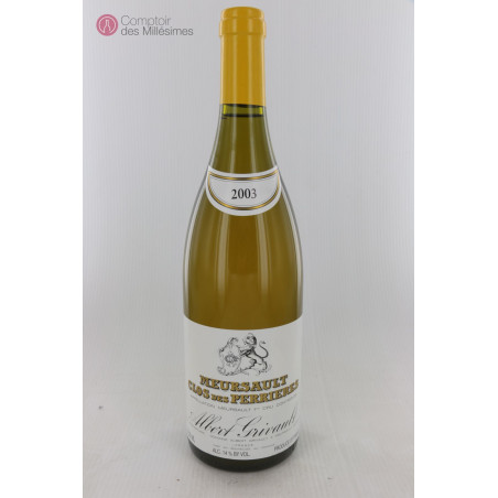 Meursault Clos des Perrières 2003 - Albert Grivault