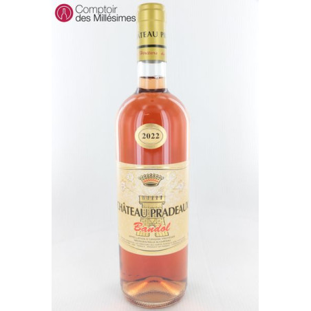 Château Pradeaux rosé 2022