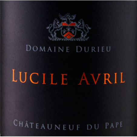 Chateauneuf du Pape Lucile Avril Domaine Durieu