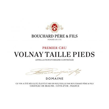 Volnay 1er cru Taille Pied Bouchard Pere & Fils