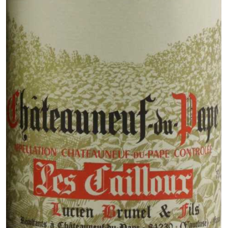 Chateauneuf du pape Les Cailloux lucien Brunnel & Fils