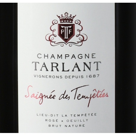 Champagne Tarlant Saignée...