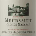 Meursault Clos de Mazeray Blanc Monopole - Jacques Prieur Meursault Clos de Mazeray Blanc Monopole - Jacques Prieur