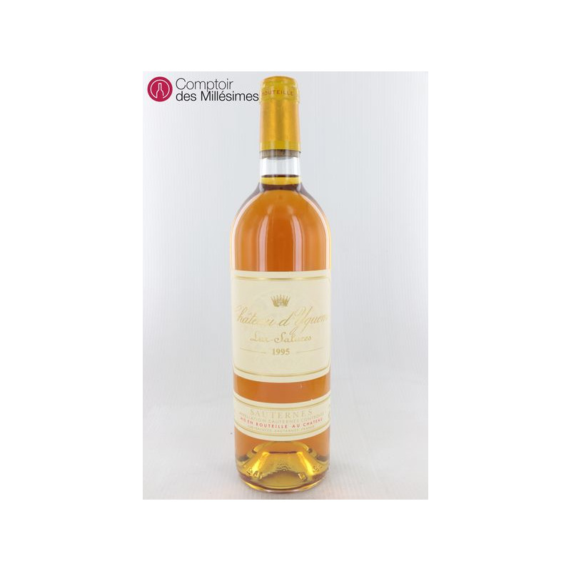 Château d'Yquem 1995, Achat grands vin de Sauternes en stock Château d'Yquem 1995, Achat grands vin de Sauternes en stock