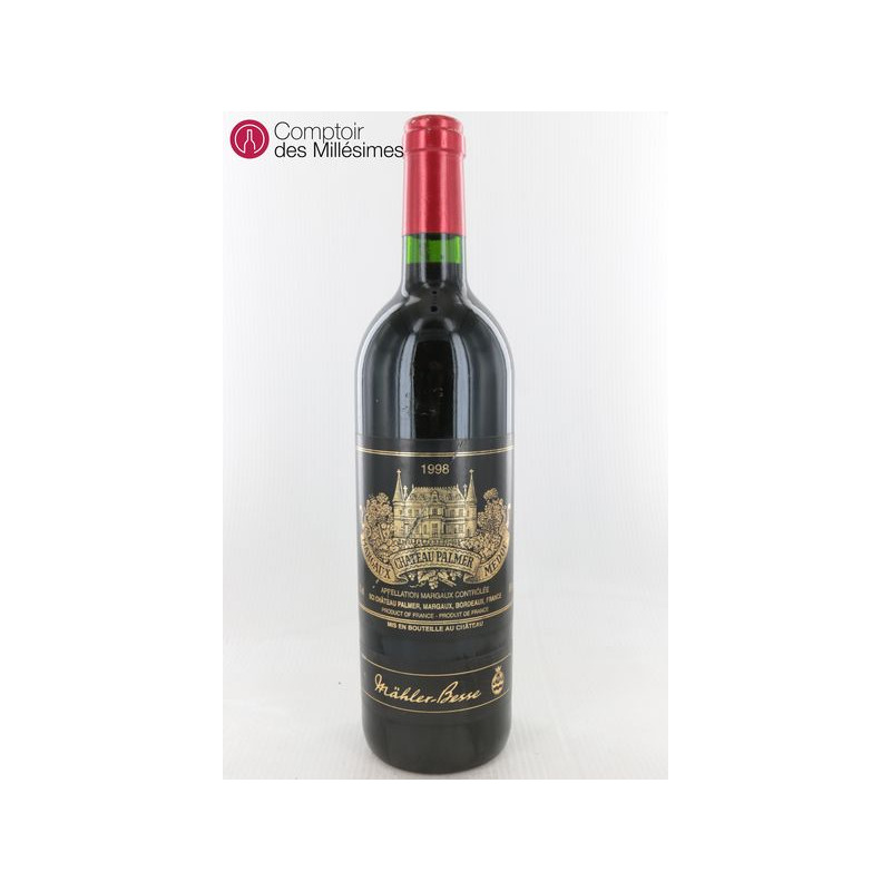 Château Palmer 1998 Margaux - order wines in stock