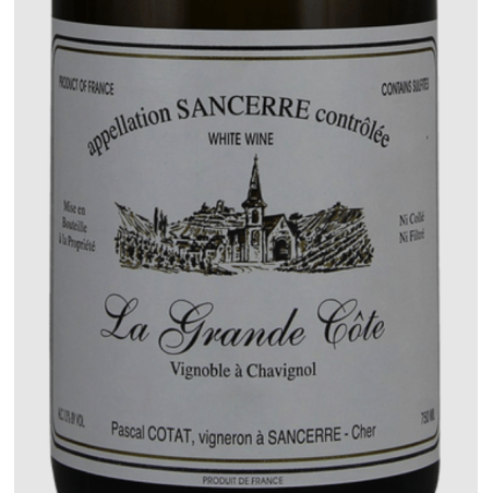 Sancerre La Grande Cote  Pascal Cotat
