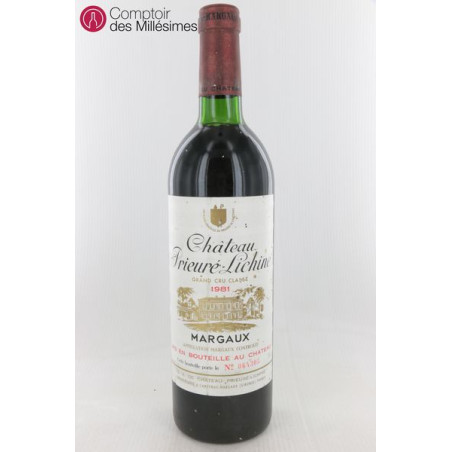 Château Prieuré Lichine 1981