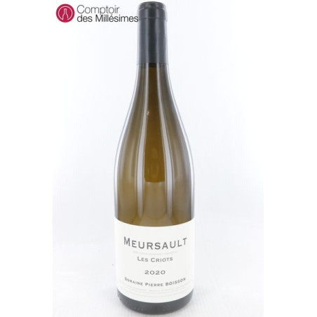 Meursault 2020 Les Criots - Pierre Boisson