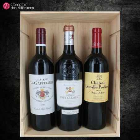 Coffret Vin Bordeaux Prestige - 3 bouteilles d'exception