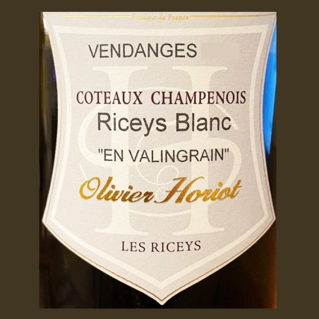 Coteaux Champenois Riceys Blanc Olivier Horiot