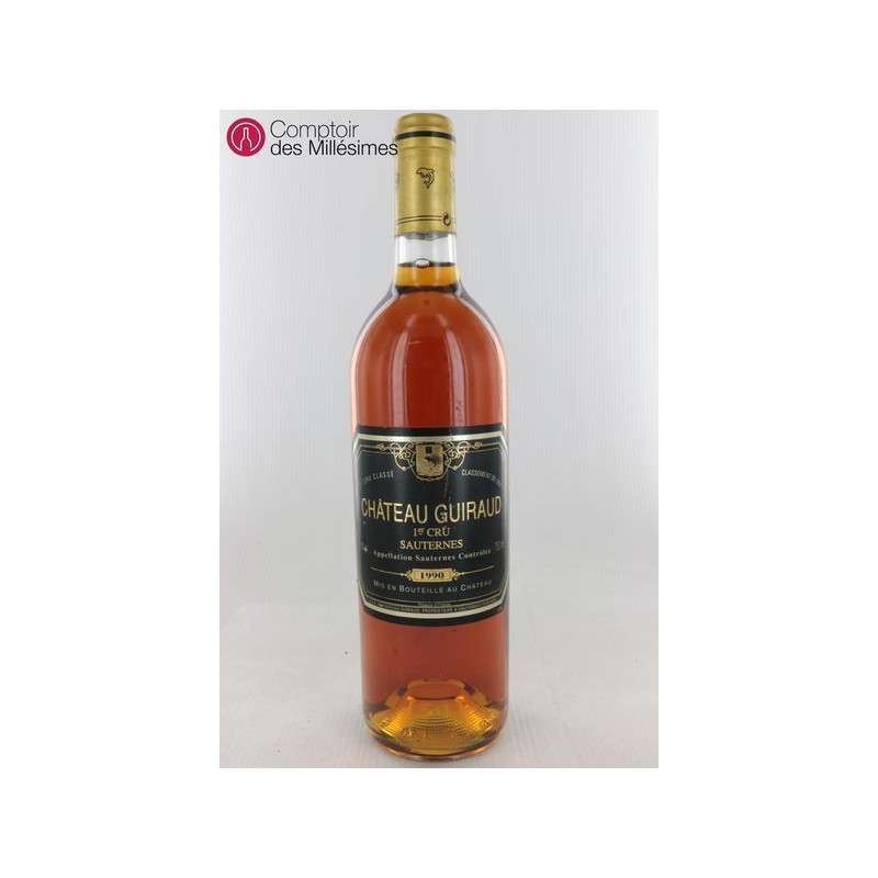 現在開催中のキャンペーン＆お得情報 1st - Sauternes - 1990 Guiraud Château Grand Price Ranked Cru ワイン