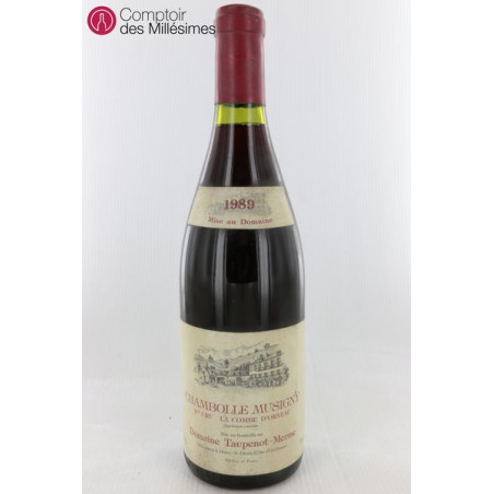 Chambolle Musigny 1er Cru Combe d'Orveau 1989 Chambolle Musigny 1er Cru Combe d'Orveau 1989