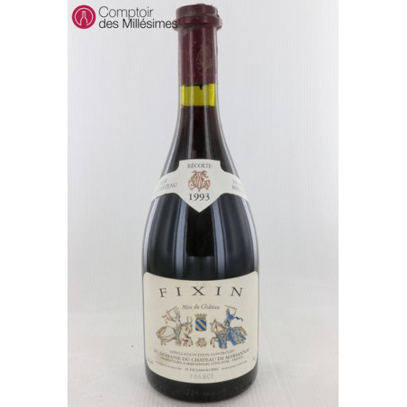 Fixin 1993 - Château de Marsannay Fixin 1993 - Château de Marsannay