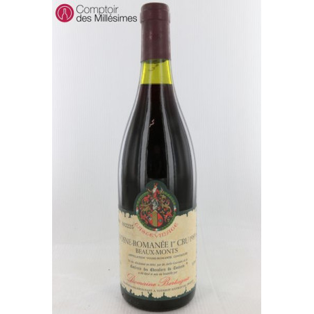 Vosne Romanée Beaux Monts 1989 - Domaine Bertagna Vosne Romanée Beaux Monts 1989 - Domaine Bertagna