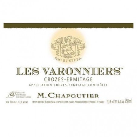 Crozes Ermitage Les Varonniers  Chapoutier