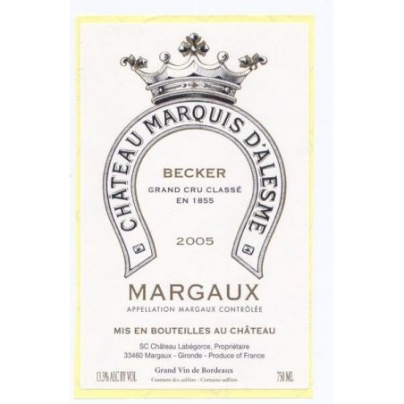 Château Marquis D'Alesme-Becker