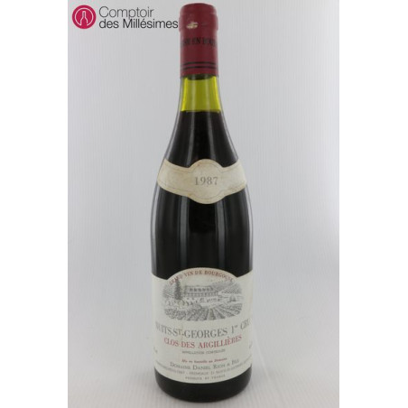 Nuits St Georges 1er Cru Clos des Argillières 1987 - Daniel Rion