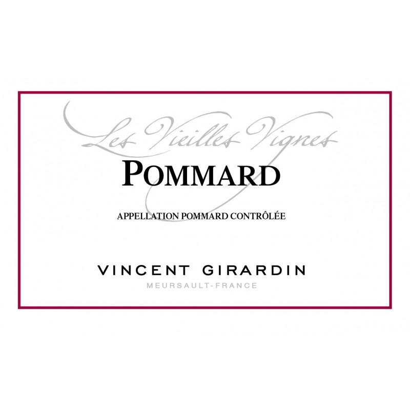 Pommard Vieilles Vignes 2016 - Vincent Girardin en stock