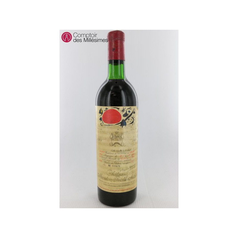 Château Mouton Rothschild 1969 - Rare Pauillac wine in stock