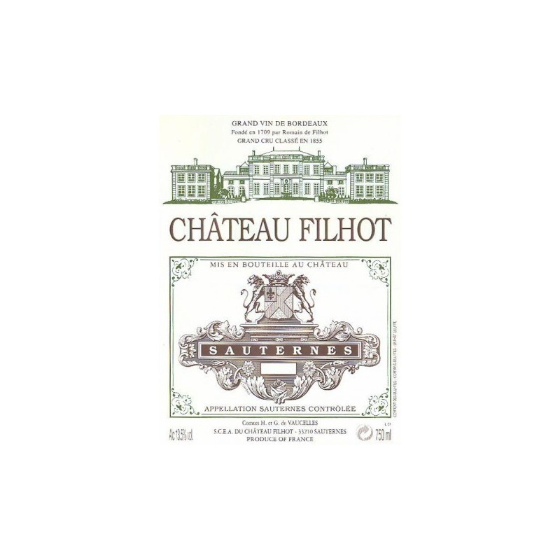 Château Filhot 1996 Château Filhot 1996