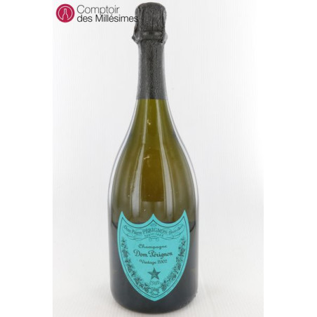 Dom Perignon Collection Andy Warhol 2002 : Étiquette Bleu