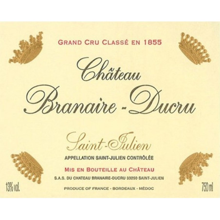 Château Branaire Ducru 1989