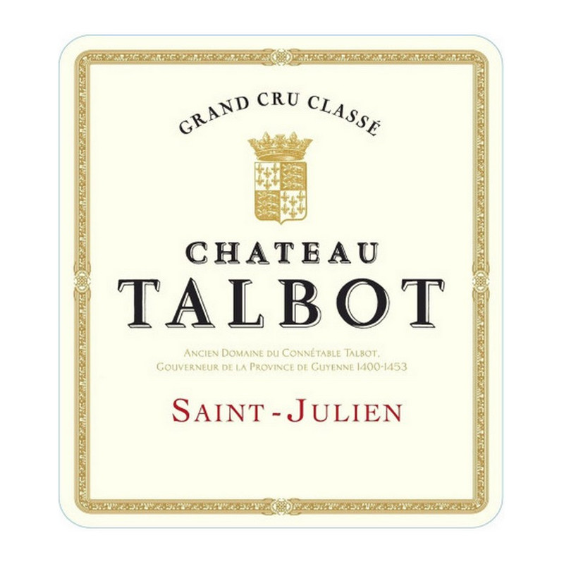 Château Talbot 1984 Saint-Julien - 4ème Grand Cru Rated Awards