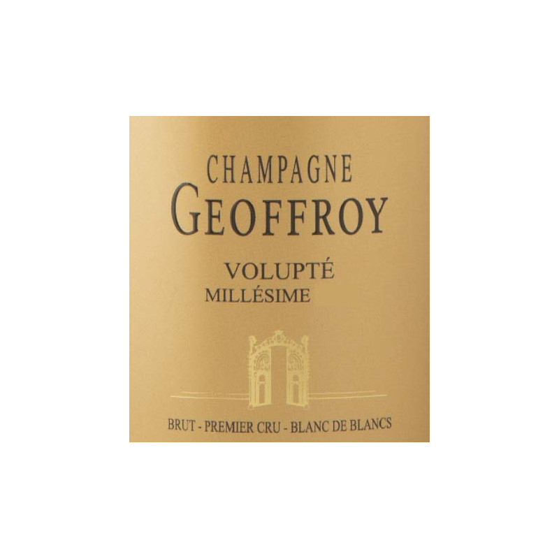 Champagne Volupté Blanc de Blancs 2016 - Champagne Geoffroy