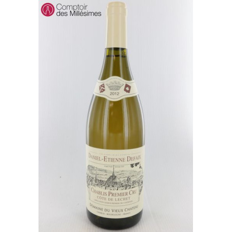 Chablis 1er cru Côte de Léchet 2012 - D.E Defaix