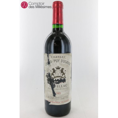 Château Grand Puy Ducasse 1989
