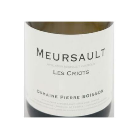 Meursault 2017 Les Criots - Pierre Boisson
