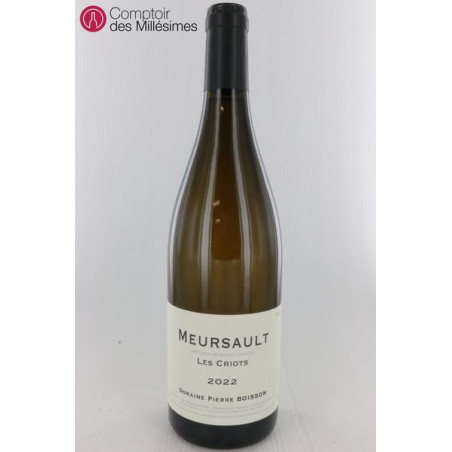 Meursault 2022 Les Criots - Pierre Boisson