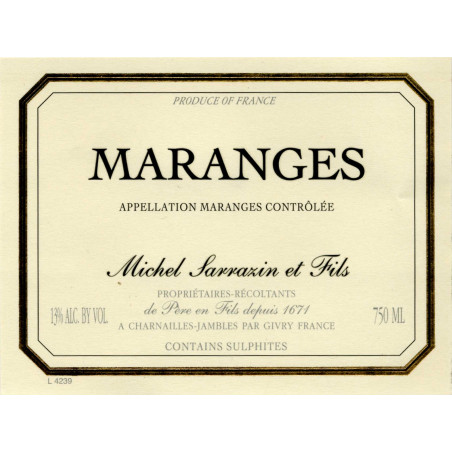 Maranges red 2023 - Michel...