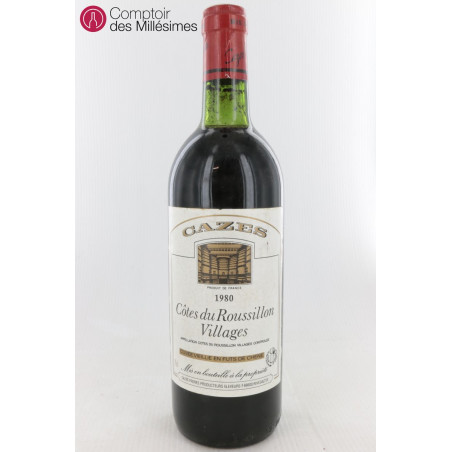 Côtes du Roussillon Villages Alter 1980 - Domaine CAZES
