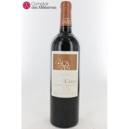 Côtes du Roussillon Village Credo 2001 - Domaine CAZES