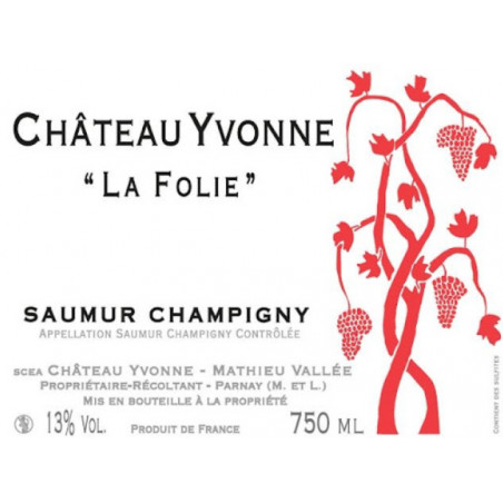 Saumur-Champigny La Folie Château Yvonne