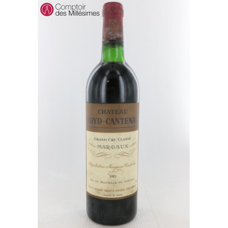 Château Boyd Cantenac 1981