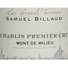 Chablis 1er Cru Mont de Milieu 2022 - Samuel Billaud - 62,00 €