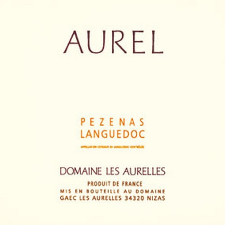 Aurel 2016 - Domaine Les Aurelles
