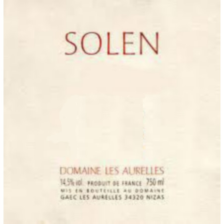 Solen 2016 - Domaine Les Aurelles