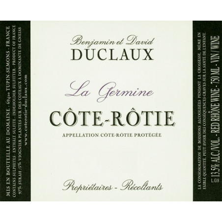 Côte-Rotie La Germine 2021 - Duclaux