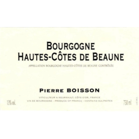 Bourgogne Hautes Côtes de Beaune 2018 - Pierre Boisson